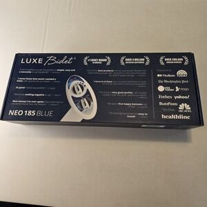 New! Luxe Bidet Neo 185 Blue Bidet Attachment Dual Wash Modes Cold Water Model